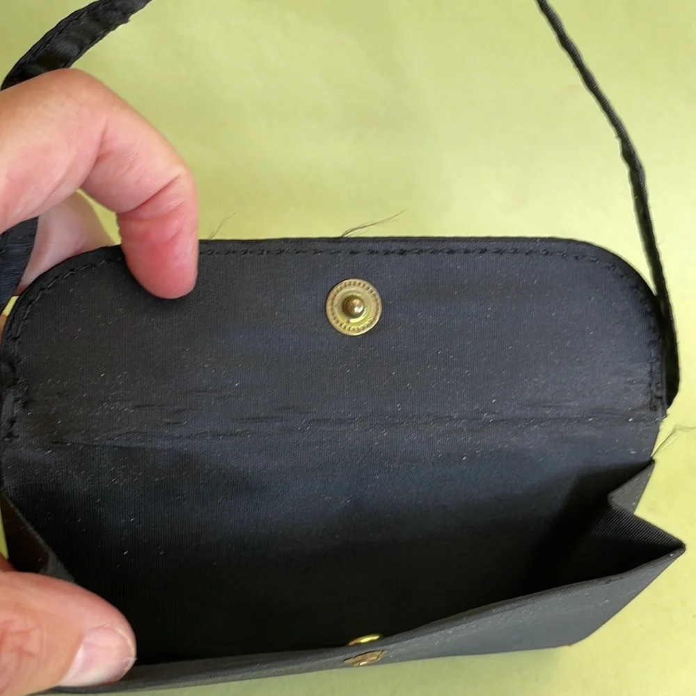 Vintage 50’s mini metallic silver/gold Volupte USA compact mini purse